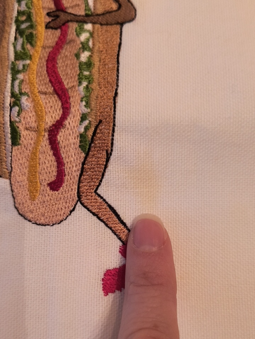 Frank-N-Stein Hotdog Halloween Tea Towel - Picture 4 of 11